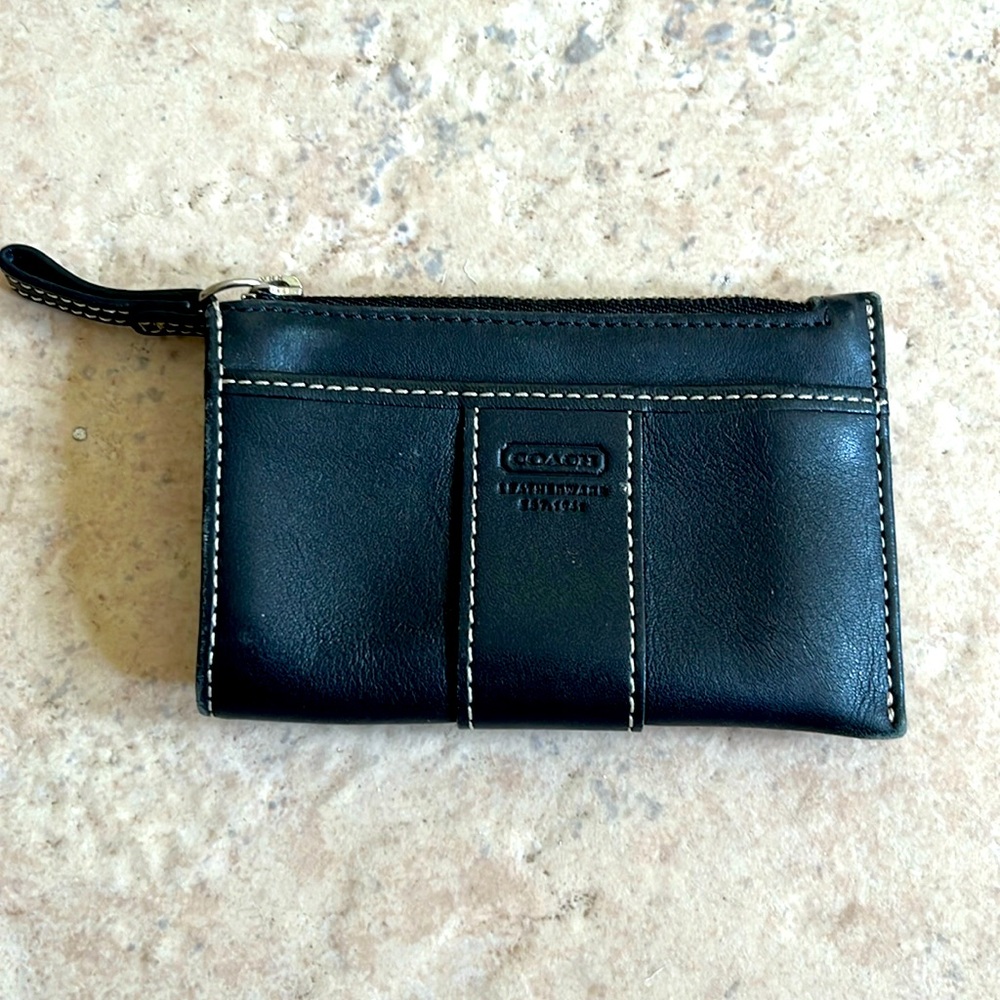 Small Coach zip pouch